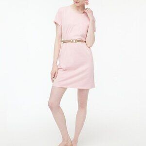 J. Crew NWT Pink Short Sleeve T-shirt Dress M